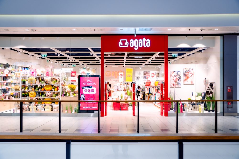 witryna sklepu Agata w galerii amber