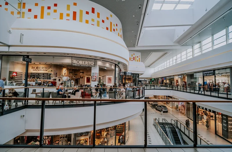 zdjęcie wnętrza galerii amber