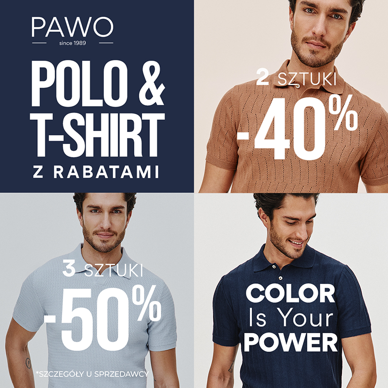 promocja pawo shirty polo