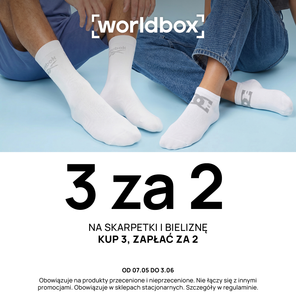 worldbox promocja 3 za 2 skarpetki