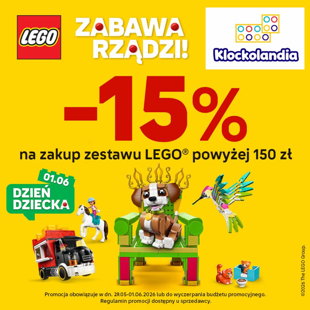 klockolandia promocja lego dzień dziecka