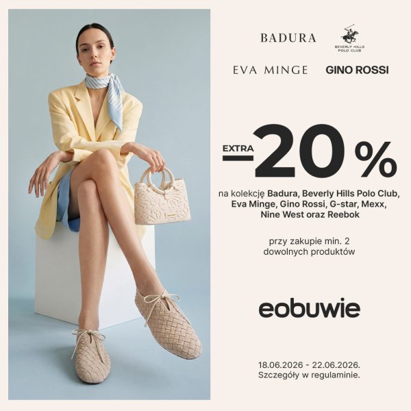 promocja EXTRA -20% w eobuwie!