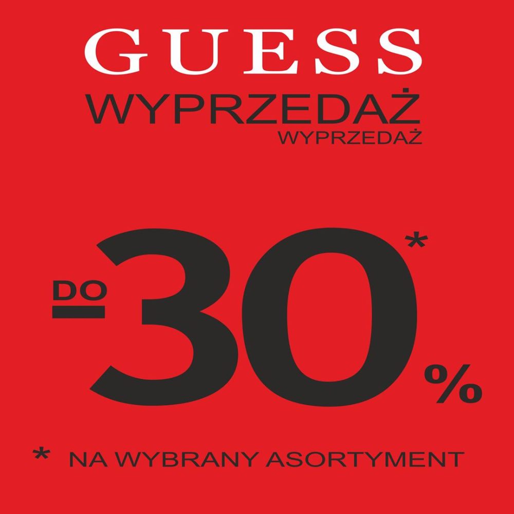 guess wyprzedaż wybrany asortyment