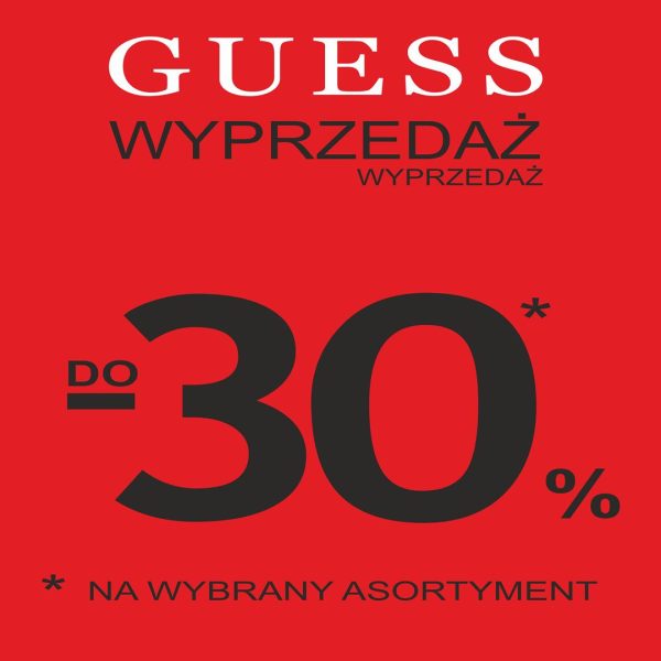 guess wyprzedaż wybrany asortyment