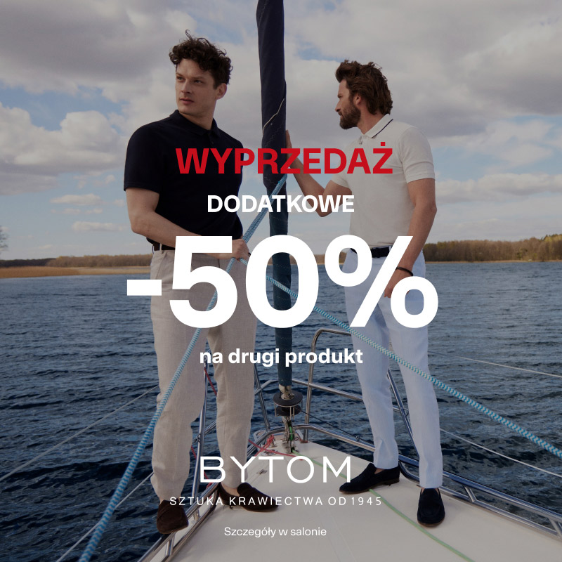 WYPRZEDAŻ dodatkowe -50% na drugi produkt Bytom Galeria Amber