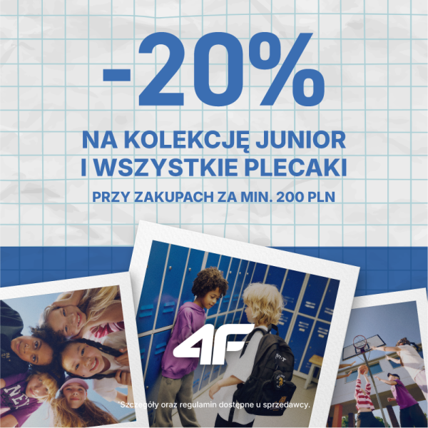 promocja back to school -20% 4f