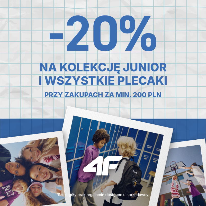 promocja back to school -20% 4f