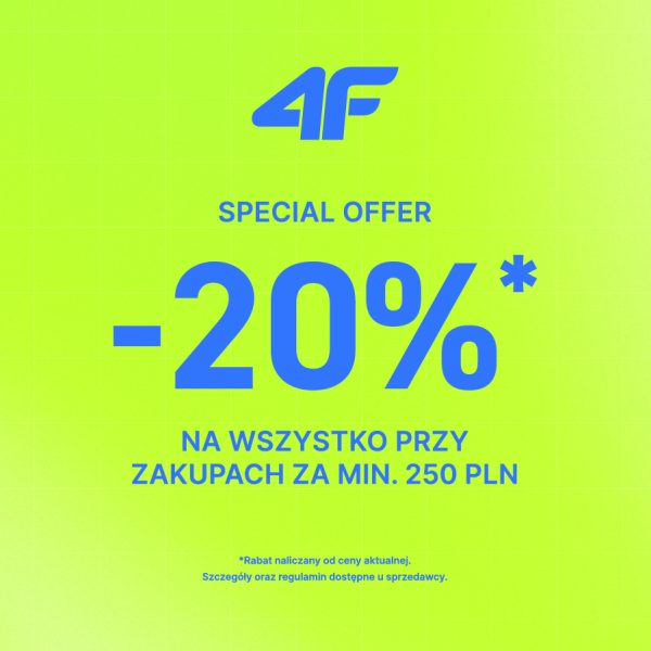 4f special offer promocja galeria amber
