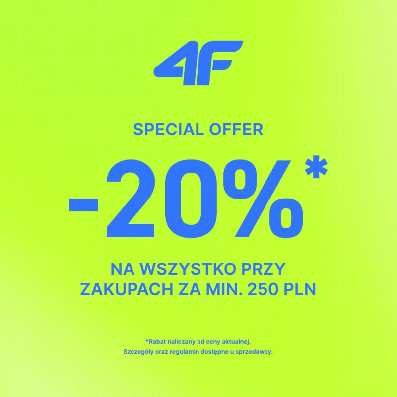 4f special offer promocja galeria amber