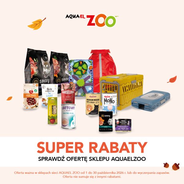 Promocje dla odpowiedzialnych opiekunów zwierząt w Aquael Zoo
